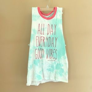 Spiritual Gangster Tie Dye Tank Size S